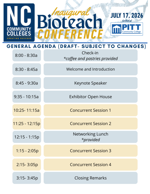 general agenda, subject to change